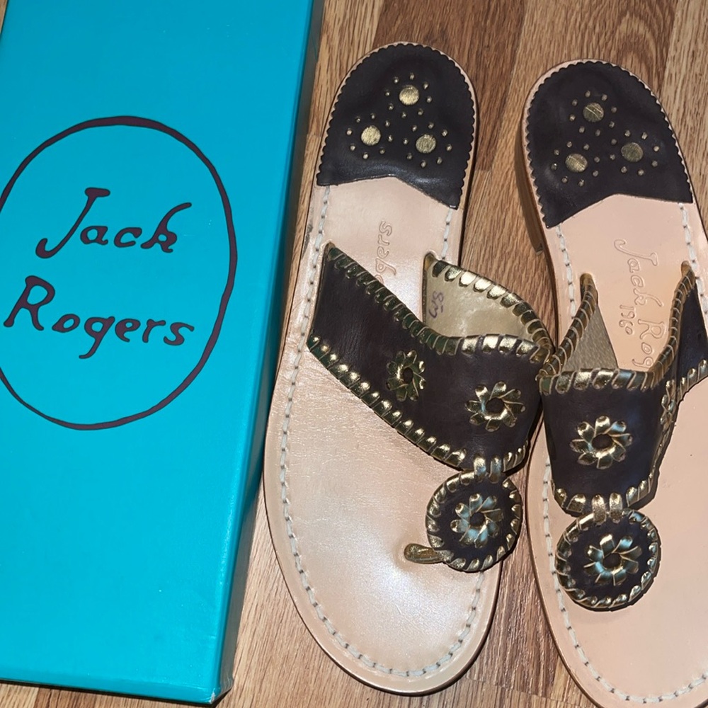 Jack Rogers leather sandals sz 8.5